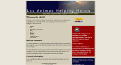 Desktop Screenshot of lasanimashelpinghands.org